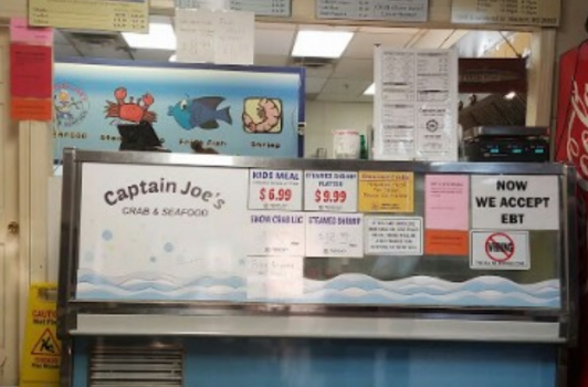 Captain Joe Crab Seafood Runinout Food Fun Fashion