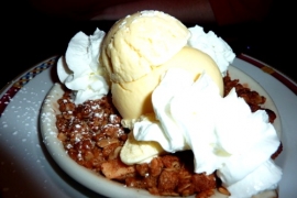 Rhodeside Grill Apple Crumble