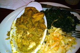 Curry Chicken & Spinach @ Swahili