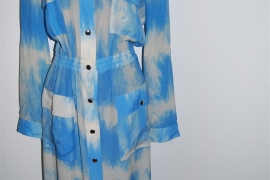 Cloud Print Dress