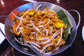Penang's stir fried flat rice noodles 