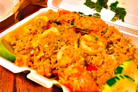 Pineapple Fried Rice @ Thai Orchid's Kitchen