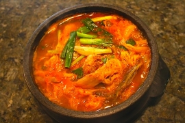 Spicy Beef Bone in Soup @ Moa Korean