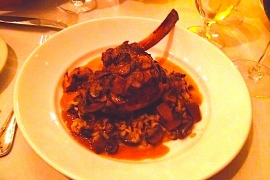 Veal Chop Risotto