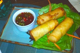 Crab & Spring Roll @ PassionFish
