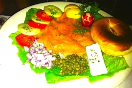 Smoked Salmon @ Chez Andree