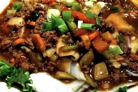 Ground Beef Noodles @ Tara Thai