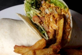Smokey Spiced Pulled Chicken Wrap 