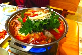 Seafood Hot Pot @ Moa Korean
